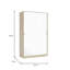 Casonja Cloakroom, Bedroom Wardrobe With 2 Sliding Doors, 3 Shelves And Clothes Hanger Bar, 120X50H200 Cm