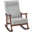 Chaise berçante avec pieds en bois massif-1436762773