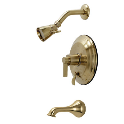 Kingston Brass NuvoFusion Single-Handle Pressure Balanced Tub and Shower Faucet