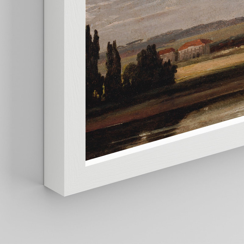 «Autumn Rustic Abstract Nature Landscape Nature Wilderness» 7 pièces sur papier, Blanc, H 10 po x l 8 po