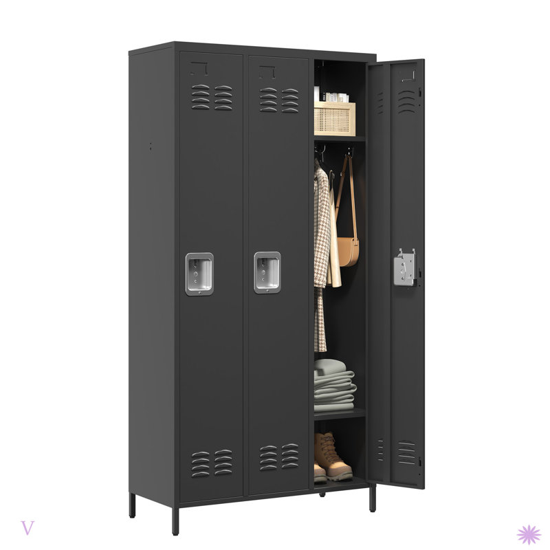 Armoire de rangement avec casier de rangement