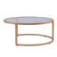 Ensemble de 2 tables gigognes Evelyn Glam