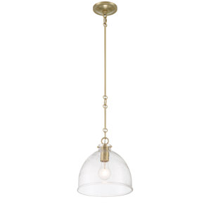 Dominick 1 - Light Seed Glass Dome Pendant