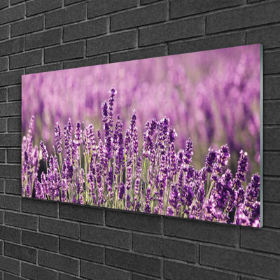 Floral Flowers - Unframed Photograph on Glass