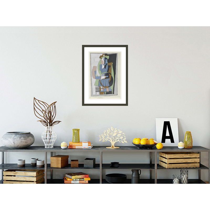 «Sans titre (Abstraction)» par Pablo Picasso, impression giclée sur cadre, H 29,5 po x l 22,21 po