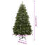 Artificial Christmas Tree with Stand Green PVC and Metal-1575819974