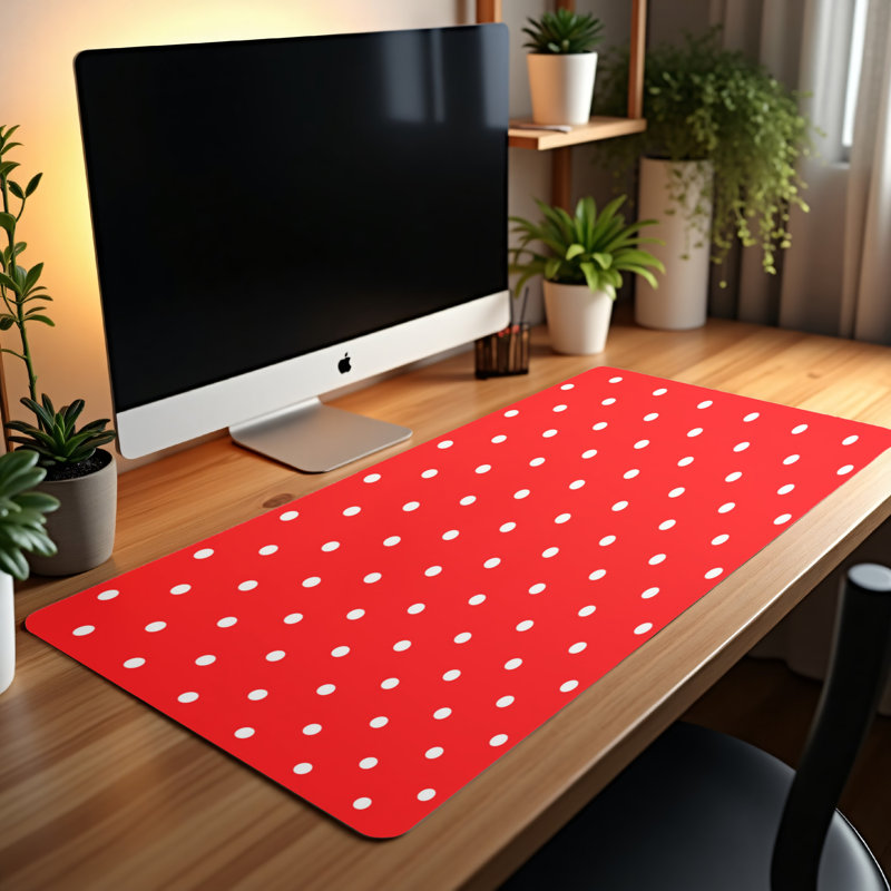 Polyester Desk Pad, 14.4x12.1