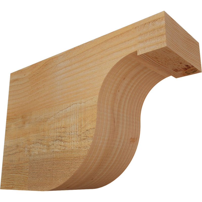 Queue de chevron Del Monte, Douglas, 12"H x 6"W x 18"L