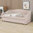 Upholstered Daybed With Light And Trundle-1162865311
