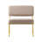 Sixty Upholstered Lounge Chair with Metal Frame-287662636-287662639
