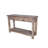 Duplin Console Table – White Washed Distressed Mango Wood with Lower Shelf (48") 
