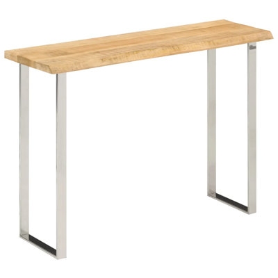 Adalis 105cm Solid Wood Top Console Table