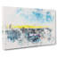 Above New Orleans in Louisiana Watercolour - Wrapped Canvas-56640329
