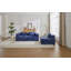 Canapé-lit convertible à plancher à compression avec structure fixe, modulaire désossé, sans assemblage, idéal pour les espaces polyvalents-866090260