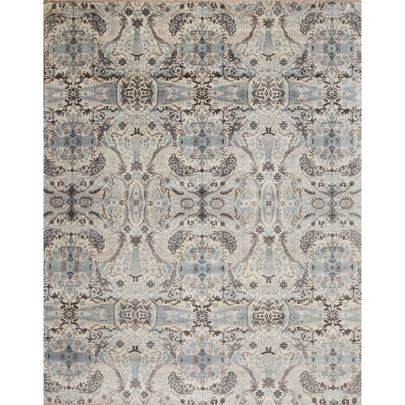 European Hand Knotted Wool Area Rug