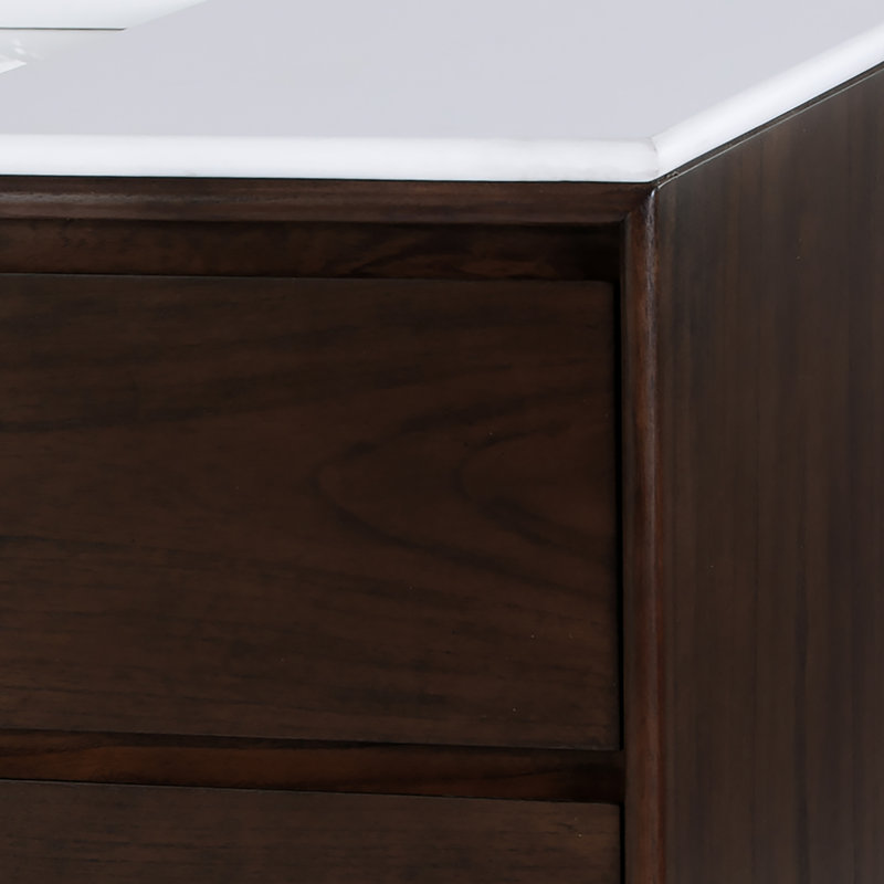 Meuble-lavabo Soleil, Brun, 48"