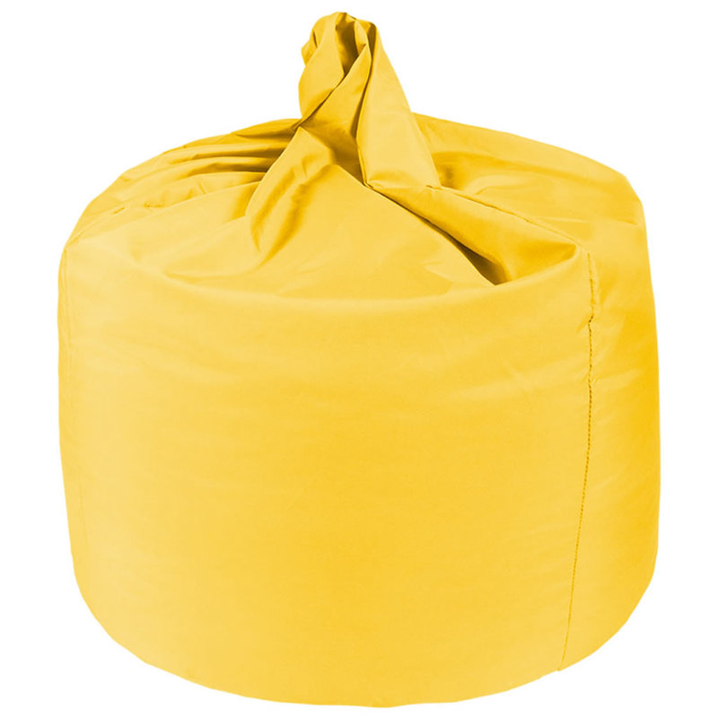Attenborough Outdoor Friendly Bean Bag, 102cm H x 89cm W x 89cm D, Yellow