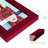 Red Wood Picture Frame - Set of 10-90544150