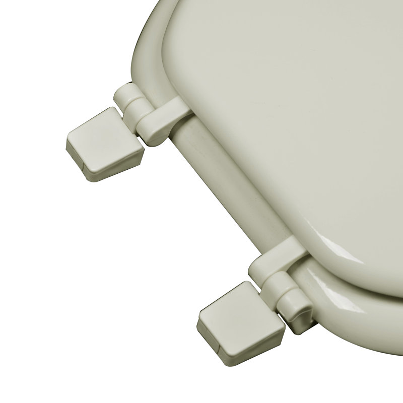 Round Toilet Seat and Lid, Bone