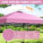 10X10 Pop Up Canopy  Tent With One Push Setup,  Instant Portable Shelter With Sandbags, Pink-123311102-123311103
