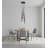 Brunsden 6 - Light Cluster Cone LED Chandelier Pendant Kitchen Island Black Dimmable