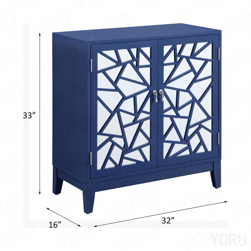 Console Cabinet for Entryway - Blue