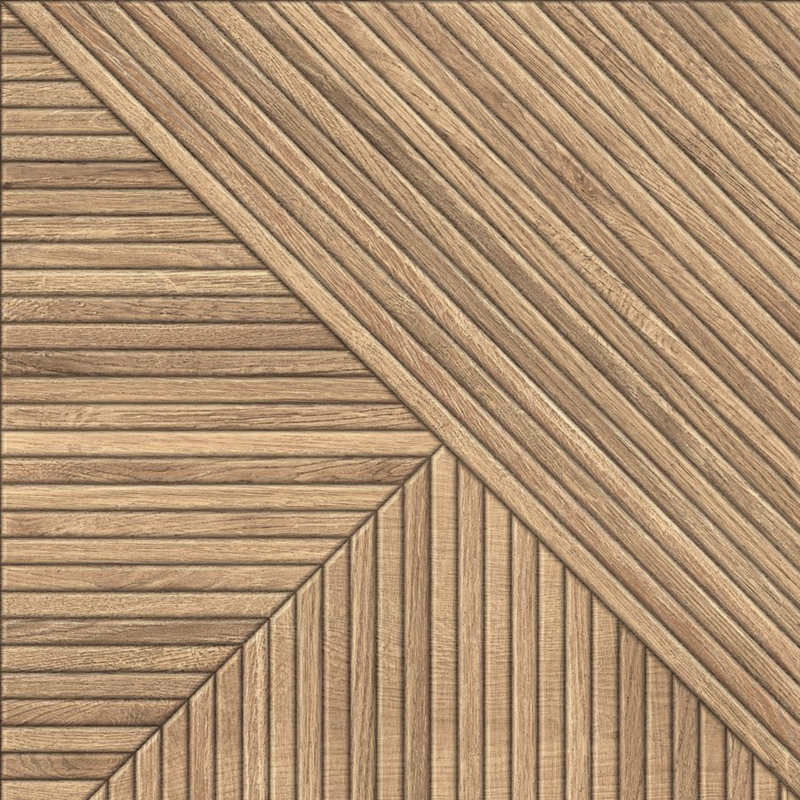 Sake 24 in. x 48 in. Porcelain Fluted Wood-Look Wall Tile (15.49 Sq. Ft. / Case)