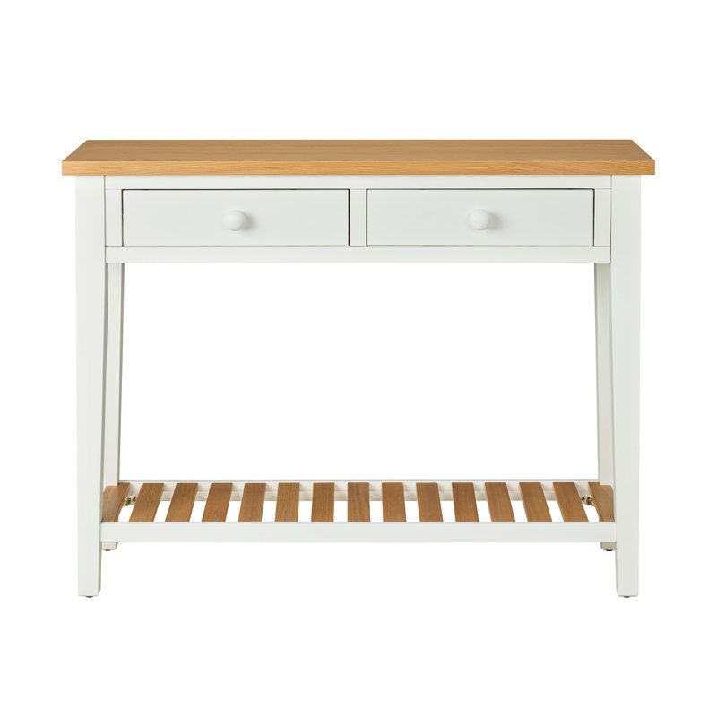 Console Table, White, 80cm H x 102cm W x 30.4cm D