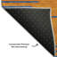 Tapis géométrique de qualité supérieure lavable à la machine Jahnke AMF1017-1492096463