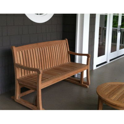 Banc d'extérieur en teck
