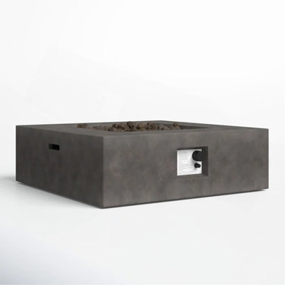 Table de foyer d'extérieur en béton 12 "H