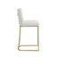 Ensemble de 2 tabourets de bar à hauteur de comptoir 26 po avec dossier Woker Furniture