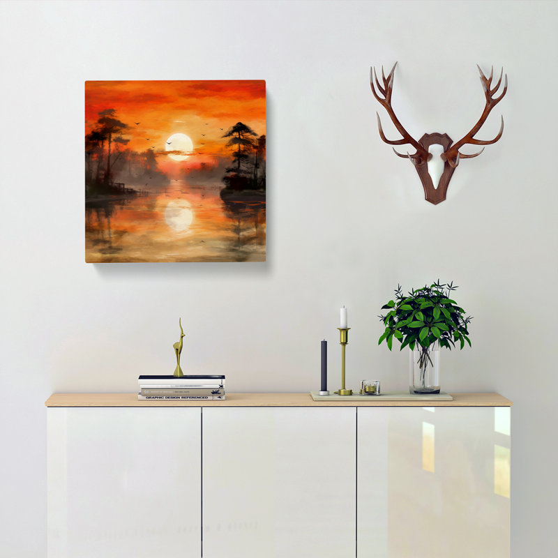 Japanese Sunset Impressionism No.4 - Print