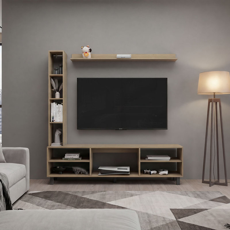 Meuble audio-vidéo pour téléviseur 65 pouces Catlett