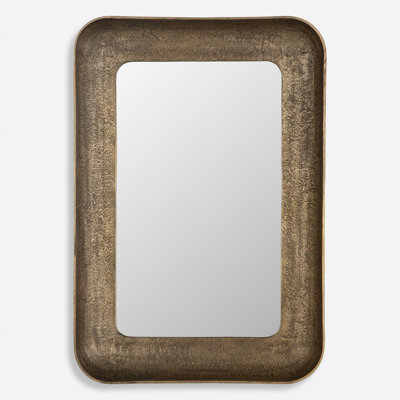 Miroir ibis en laiton antique