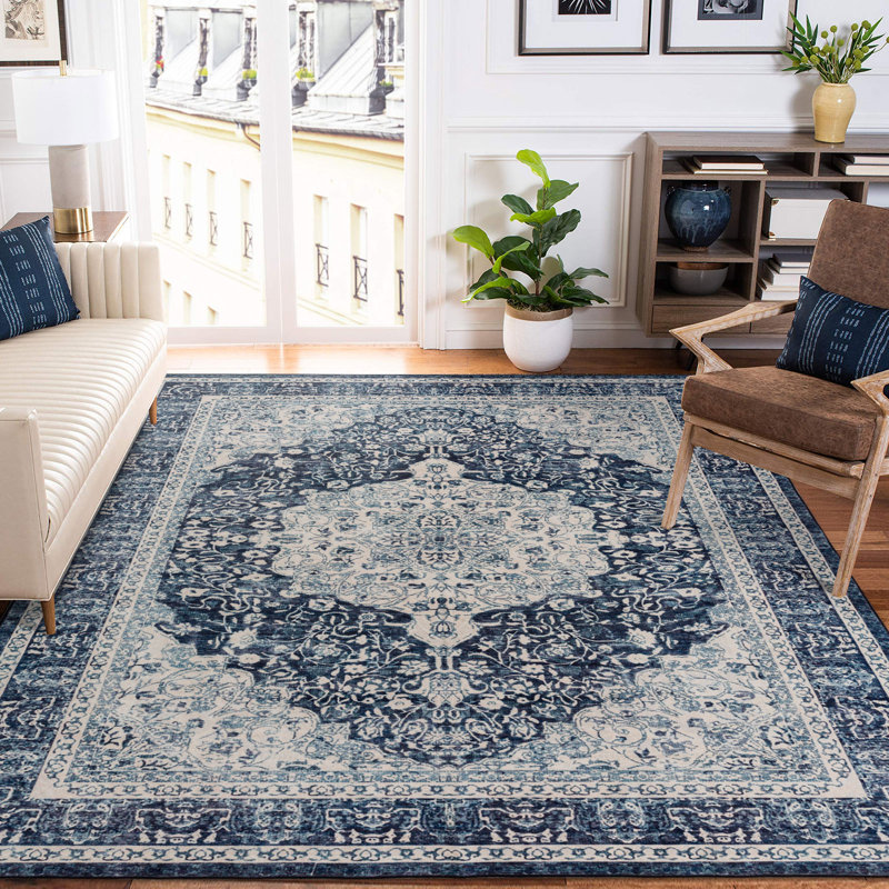 Tapis lavable à la machine LENORE, Rectangle 5 pi x 7 pi