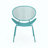 Modern Outdoor Chat Set With Mesh Seating And Retro Shell Design For Stylish And Comfortable Lounging-1795783330