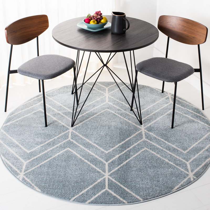 Janssen Performance Geometric Rug, Round 6'
