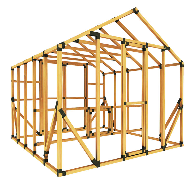 90 Square Feet Chicken Coop with Chicken Run For Up To 22 Chickens