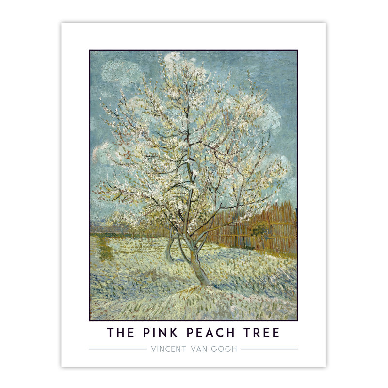 Van Gogh The Peach Tree Souvenir de Mauve Wall Art Print