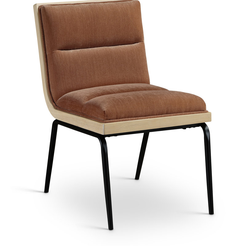 Chaise Viceroy, Tissu de polyester cognac