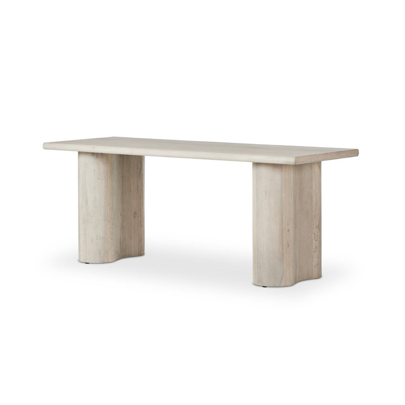 Wilmer Desk-Bleached Spalted Oak