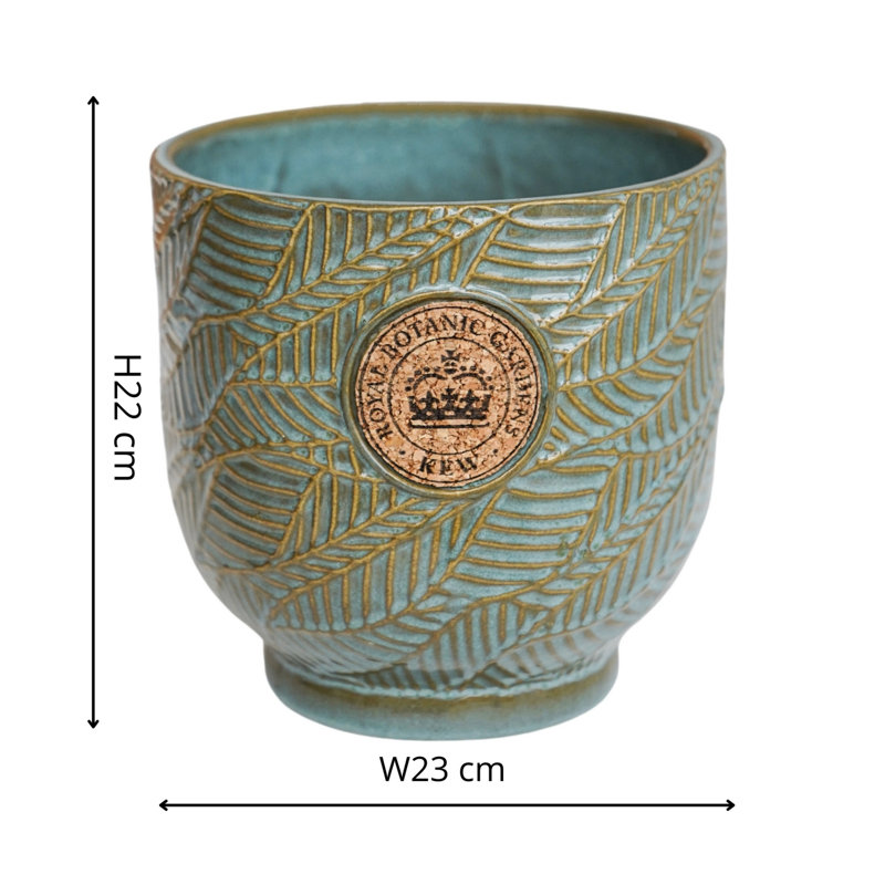 Ceramic Cachepot, Green