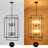 8 - Light Dimmable  Lantern Rectangle Chandelier-1800683289