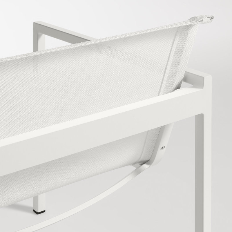 Skiff Outdoor Lounge Chair, White