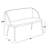 Modern Bench With Backrest