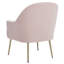 Fauteuil en velours capitonné de 27 po de large Maison-1959294546