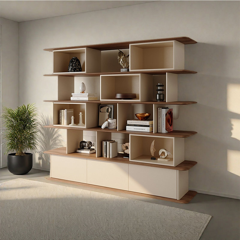 Bibliothèque au sol de style français