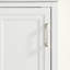 Meuble-lavabo simple autoportant de 18 po avec plateau entièrement assemblé