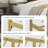 Dravin Metal Platform Bed Frame with Vintage Headboard and Footboard-790985213-779075233